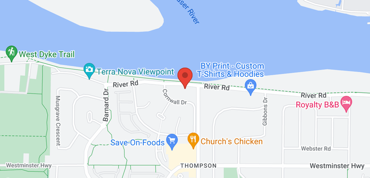 map of 3760 RIVER ROAD